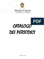 Catalogo Dei Periodici Podvuceno