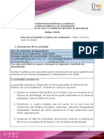 Guia de Actividades - Gestor de Curso en AVA - Paso 2 - Crea Tu Visión de Diseno