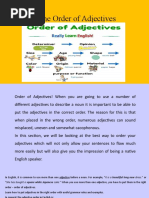Adjective Order: DOSASCOMP Guide | PDF | Adjective | Plural
