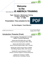 Welcome To The Loesche America Training: Presentation: Time Schedule For The Next 5 Days