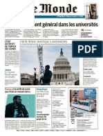 Journal Le Monde Du 10 Et Lundi 11 Janvier 2021