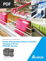 Delta Sensorless Vector Control Compact Drive VFD-EL Series: Automation For A Changing World