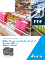 Delta Sensorless Vector Control Compact Drive VFD-EL Series: Automation For A Changing World