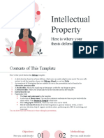 Intellectual Property Thesis by Slidesgo