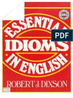 Essential idioms in english