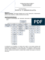 Terminología Estadística para La Salud, Estadística y Demografía Médica