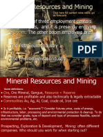 Lecture 10 Mineral Resources and Mining S