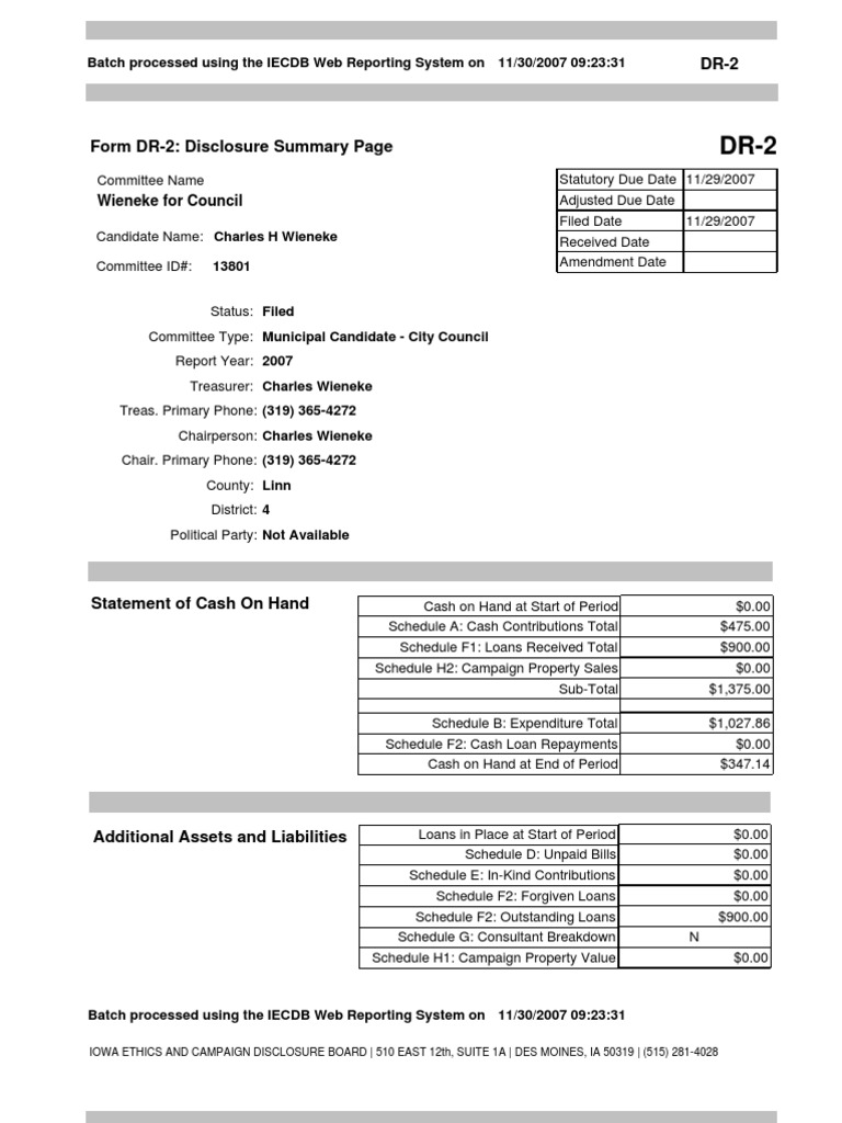 2007-11-29 DR2 Summary | PDF | Economies | Finance (General)