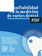 Confiabilidad en la medición de cariers dental