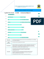 Esquema de La Sesión de Tutoría