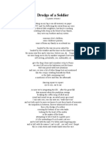 Dredge of A Soldier (Poem)