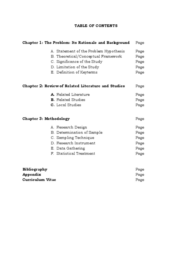 Research Study Structure and Methodology | PDF