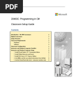 20483C: Programming in C# Classroom Setup Guide