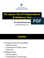 Chi-Square Test & McNemar Test - D.Boduszek