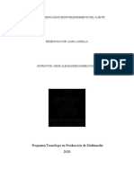 Informe de Resultados Según Requerimiento Del Cliente