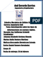 Actividad 6 - Semana 6 - Investigación Sobre Los Tipos de Deformaciones