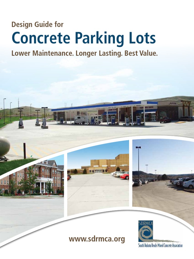 Concrete Parking Lots: Design Guide For | PDF | Road Surface | Parking Lot