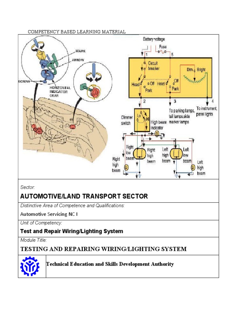 5) Test & Repair WiringLighting System | PDF | Electromagnetic ...