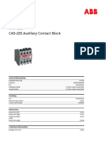 CA5-22E Auxiliary Contact Block: Product-Details