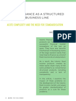 Islamic Finance As A Structured Products Business Line: Acute Complexity and The Need For Standardisation