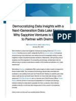 Democratizing Data Insights With A Next-Generation Data Lake Engine - Why Sapphire Ventures Is Excited To Partner With Dremio - Sapphire Ventures