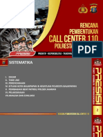 Pembentukan Call Center 110 Polresta Balikpapan Fix