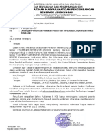 Undangan Pembinaan Gerakan PBLHS 2019