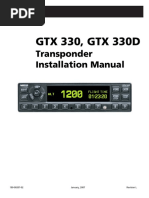 GTX 330, GTX 330D: Transponder Installation Manual