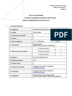 Silabo 2021-I ADMINISTRACIÓN DE BASE DE DATOS A