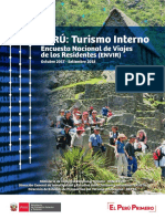 Perú Turismo Interno ENVIR Evaluacion 2017 2018
