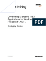 Developing Microsoft .NET Applications for Windows in Visual C# 2002