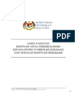 Garis Panduan Bantuan Awal Persekolahan Kepada Murid Di Sekolah Kerajaan Dan Sekolah Bantuan Kerajaan 2019