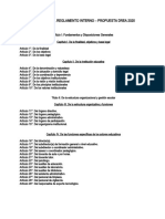 Estructura de Reglamento Interno Propuesta 2020 Ok-drea - Comisión
