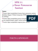 Konsep Dasar Pemasaran Sanitasi