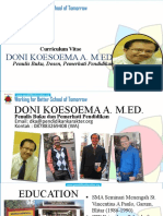 Doni Koesoema A. M.Ed.: Curriculum Vitae