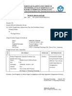 Surat Pengantar Amprah Naik Gaji Berkala