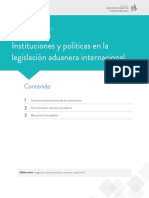 Instituciones y Políticas en La Legislación Aduanera Internacional