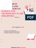 Science and Technology in The Philippines: Group 3