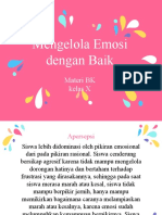 Mengelola Emosi Dengan Baik