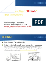 Teknik Penulisan Dan Presentasi - 01