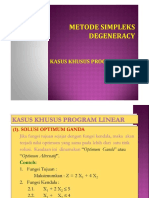 Kasus Khusus Program Linear