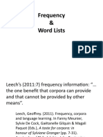 2020b Frequency & Word Lists