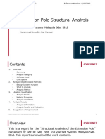 Extension Pole Structural Analysis: Cybernet Systems Malaysia Sdn. BHD