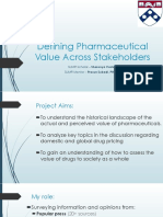 Defining Pharmaceutical Value Across Stakeholders - Sharonya Vadakattu