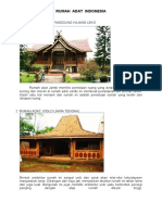 RUMAH  ADAT  INDONESIA TUGAS SD