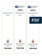 SPM Pengurusan Fail SMK Bukit Besi Dungun