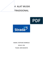 34 Alat Musik Tradisional: Nama: Stephan Vierrelie Kelas: Viia Tugas: Seni Budaya