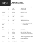 ヘタリア School Calendar 2011-2012 2011-2012 Calendar - Adopted 02-08-11 | PDF | Academic Term