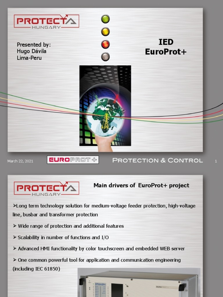 EuroProt+ Medium-Voltage Protection Solutions | PDF | Touchscreen ...