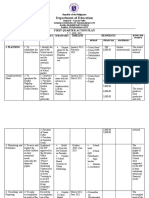 Department of Education: First Quarter Action Plan